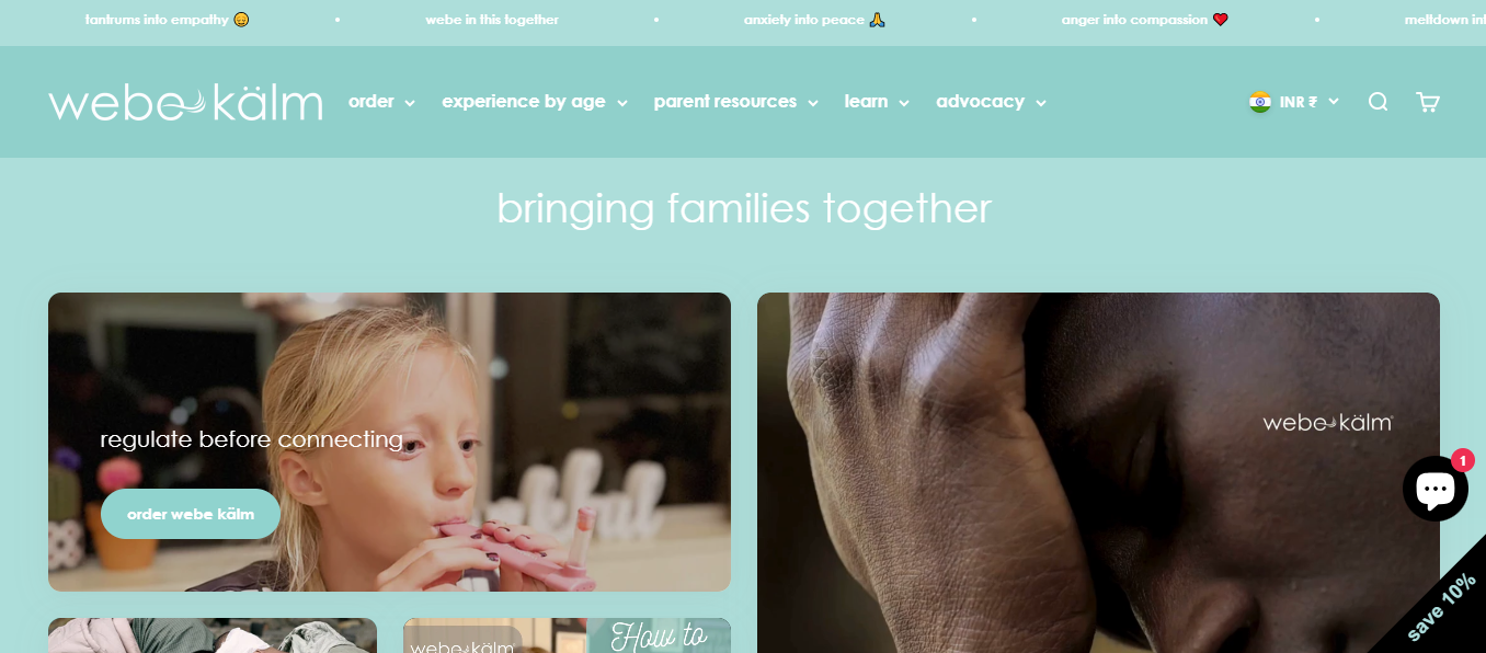 The Wabekalm website bringing family together