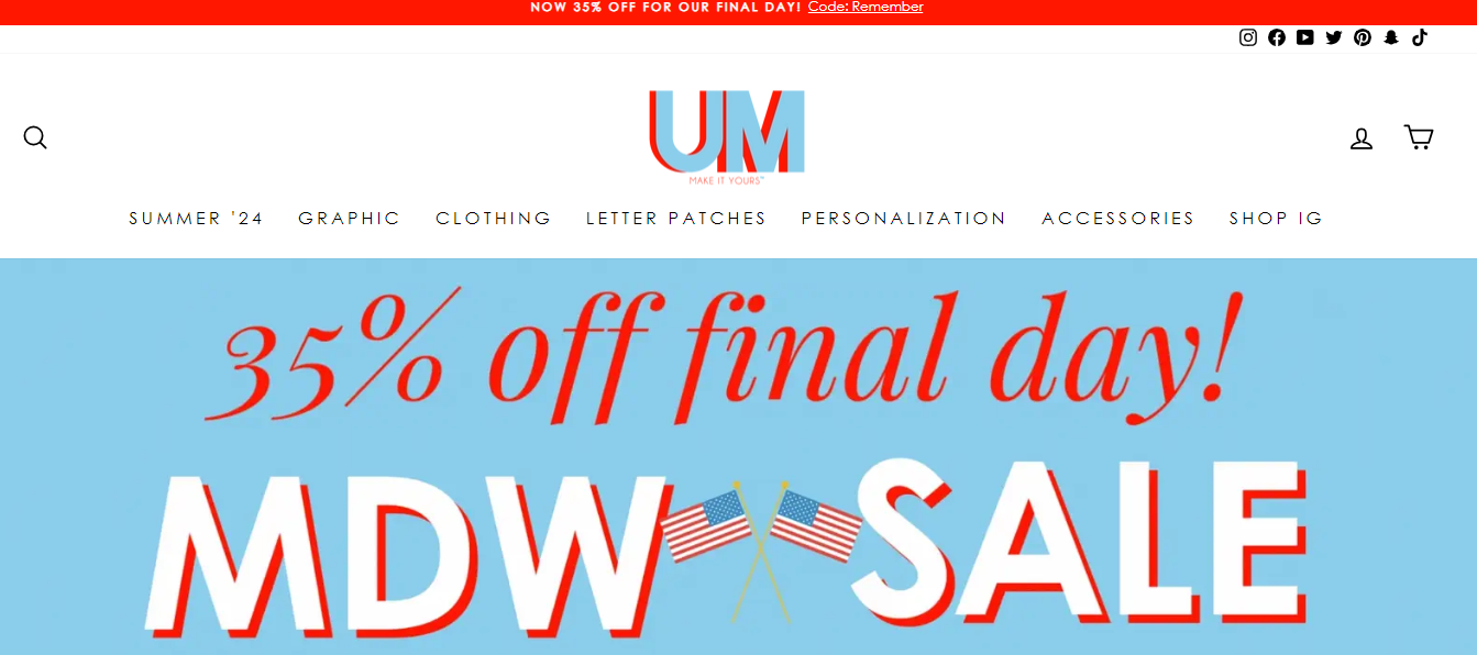 Clothing sale website for mens and women: unitedmonogramscom